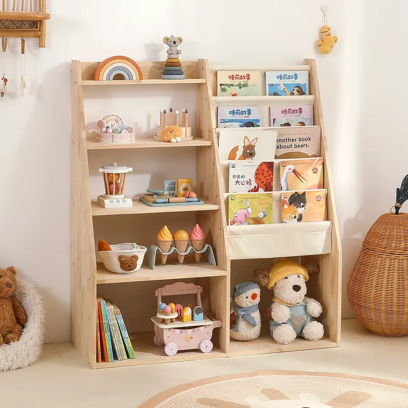 Kids 2-in-1 Toy Storage Rack a - Baby Nursery Unit recension och pris