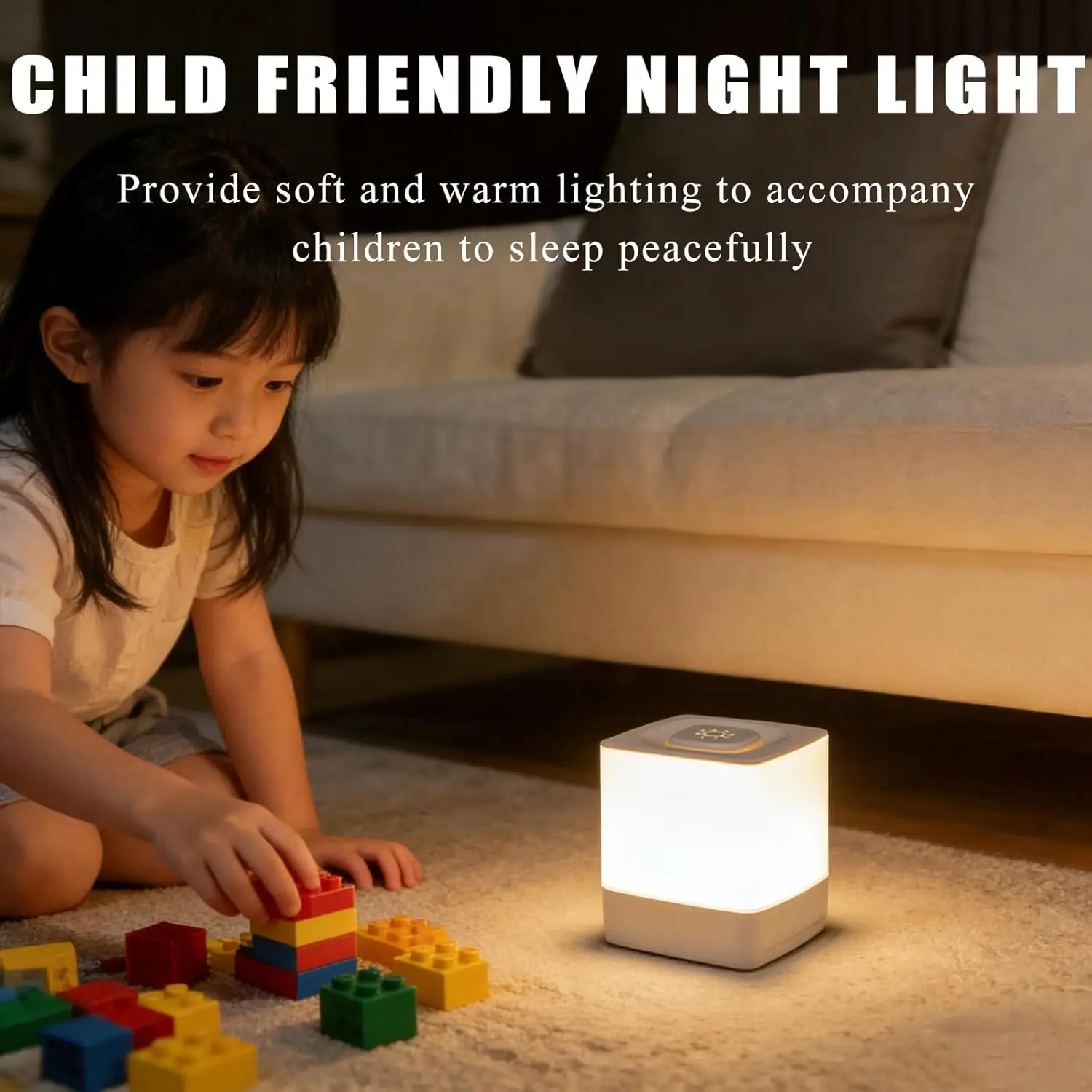 LED Night Light Bedside Lamp,T - Baby Nursery Light recension och pris