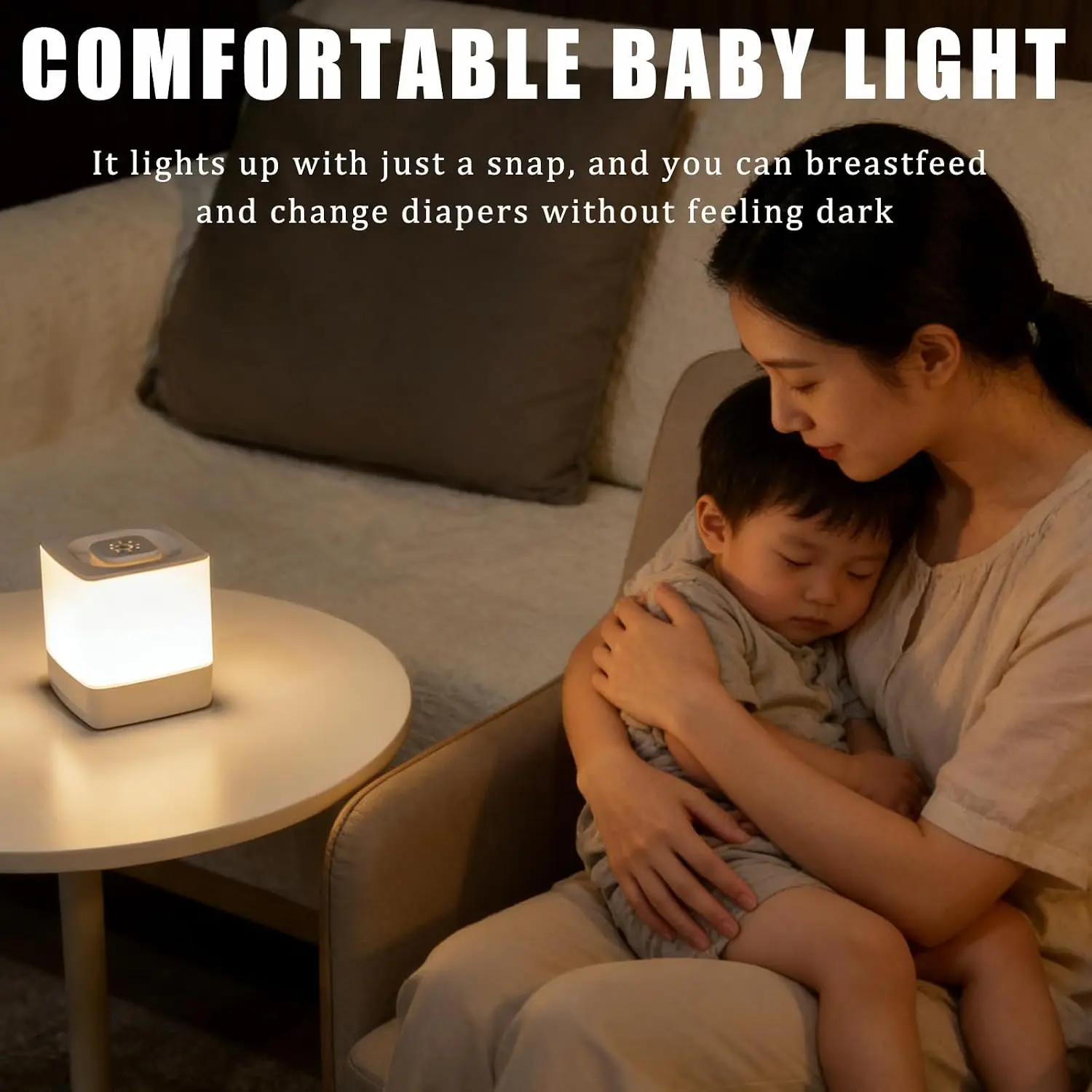 LED Night Light Bedside Lamp,T - Baby Nursery Light recension och pris
