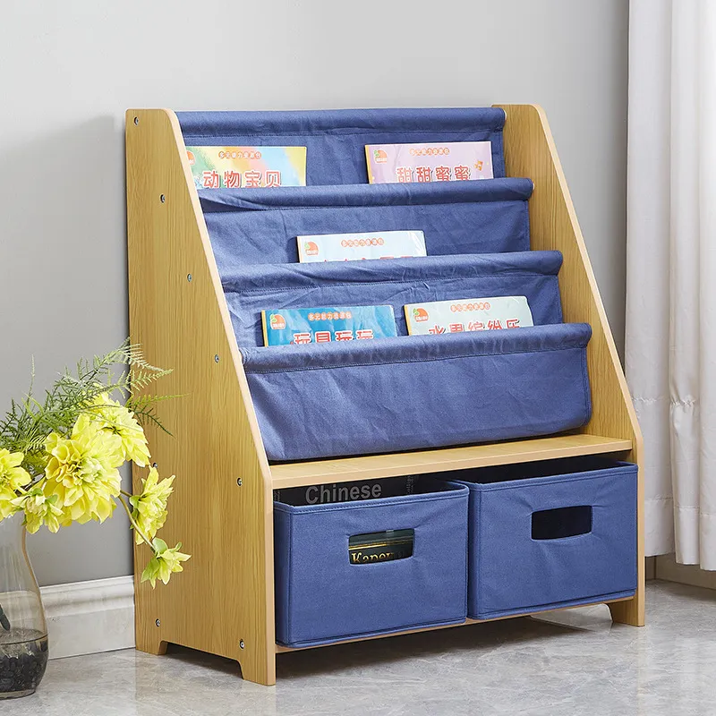 Kids Canvas Bookshelf Layered  - Baby Nursery Unit recension och pris