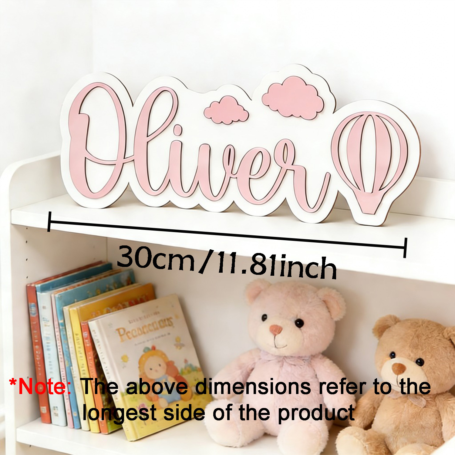 Personalized Hot Air Balloon & - Baby Nursery Ornaments recension och pris