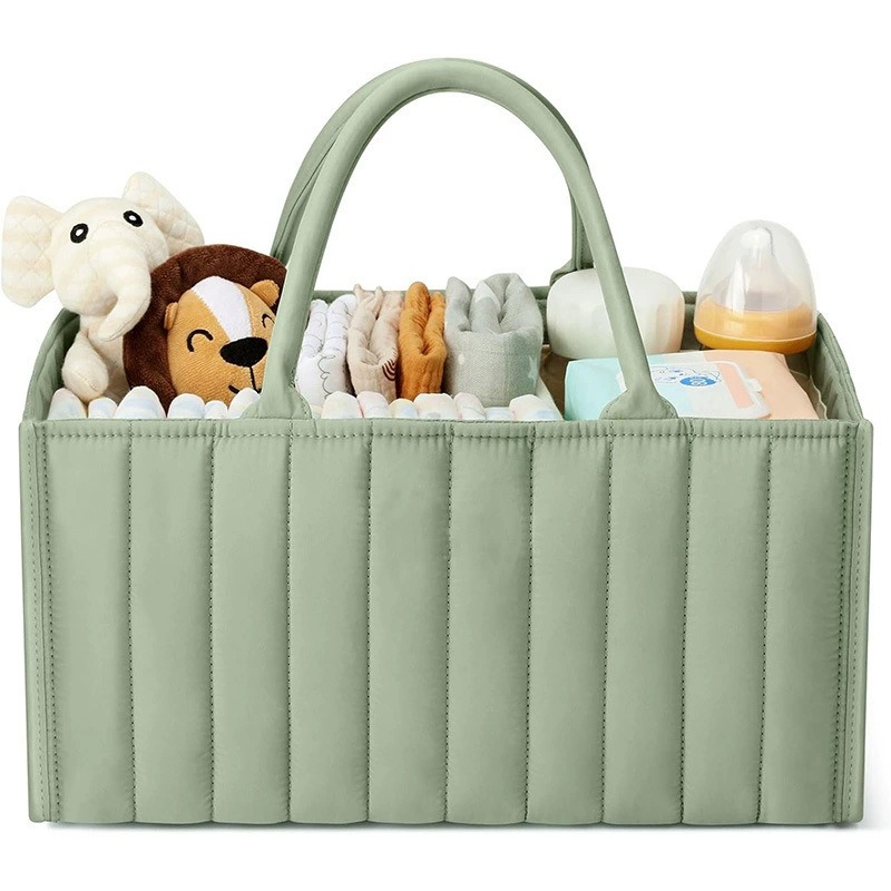 Baby Diaper Caddy Nursery Stor - Baby Nursery Basket recension och pris