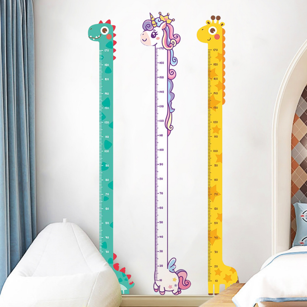 Cute Cartoon Height Sticker Un - Baby Nursery Decals recension och pris