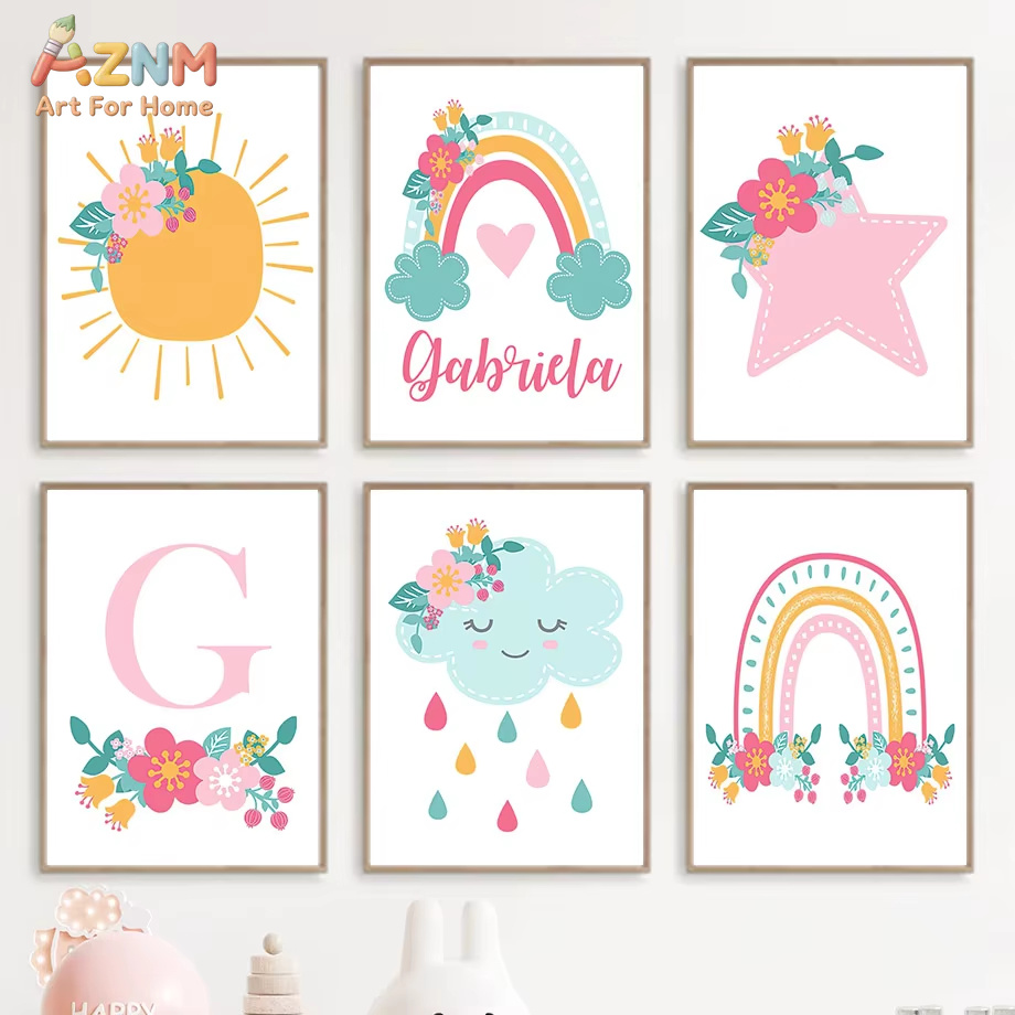 Cute Sun Rainbow Clouds Stars  - Baby Nursery Mirror recension och pris