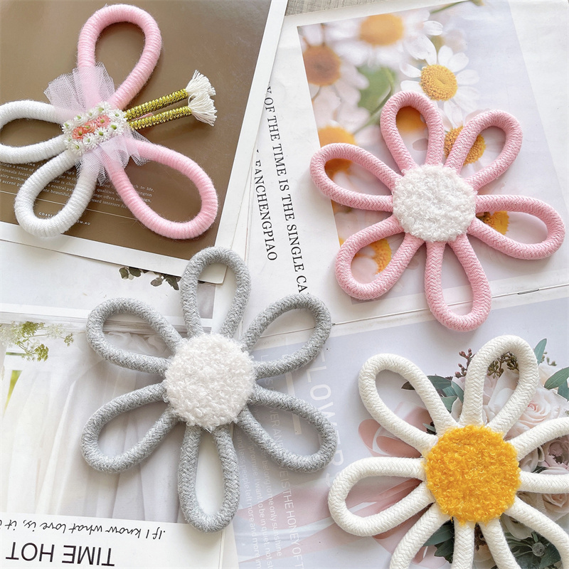Cotton Rope Woven Daisy Flower - Baby Nursery Hanging Decor recension och pris