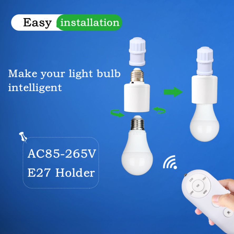 E27 60W Wireless Remote Contro - Baby Nursery Light recension och pris