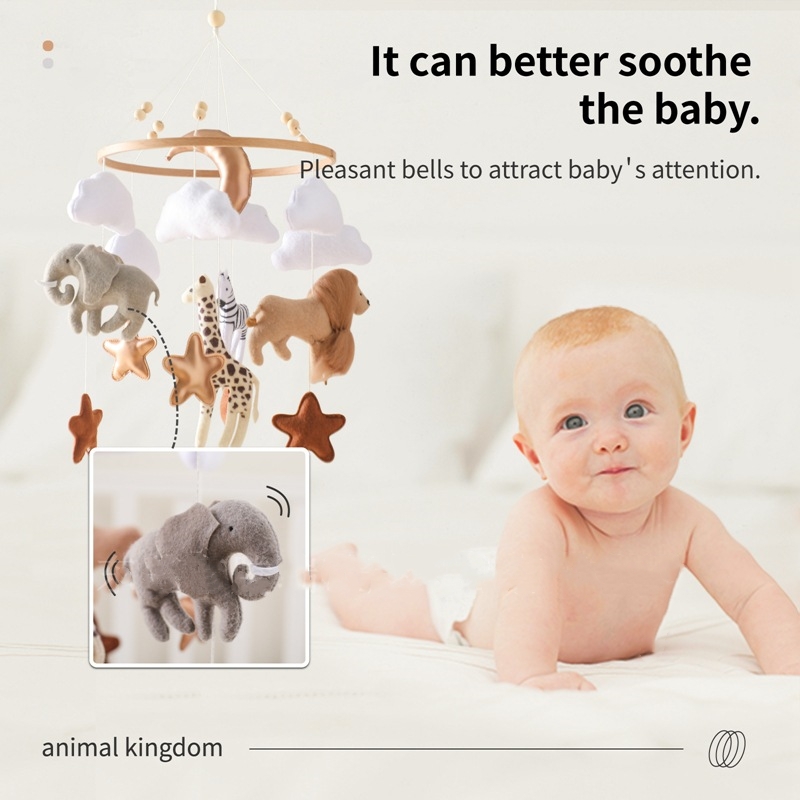 Hot Sale Nordic Handmade Felt  - Baby Nursery Bed recension och pris