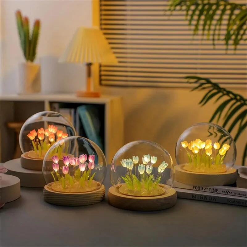 Artificial Tulip Flower Night  - Baby Nursery Light recension och pris
