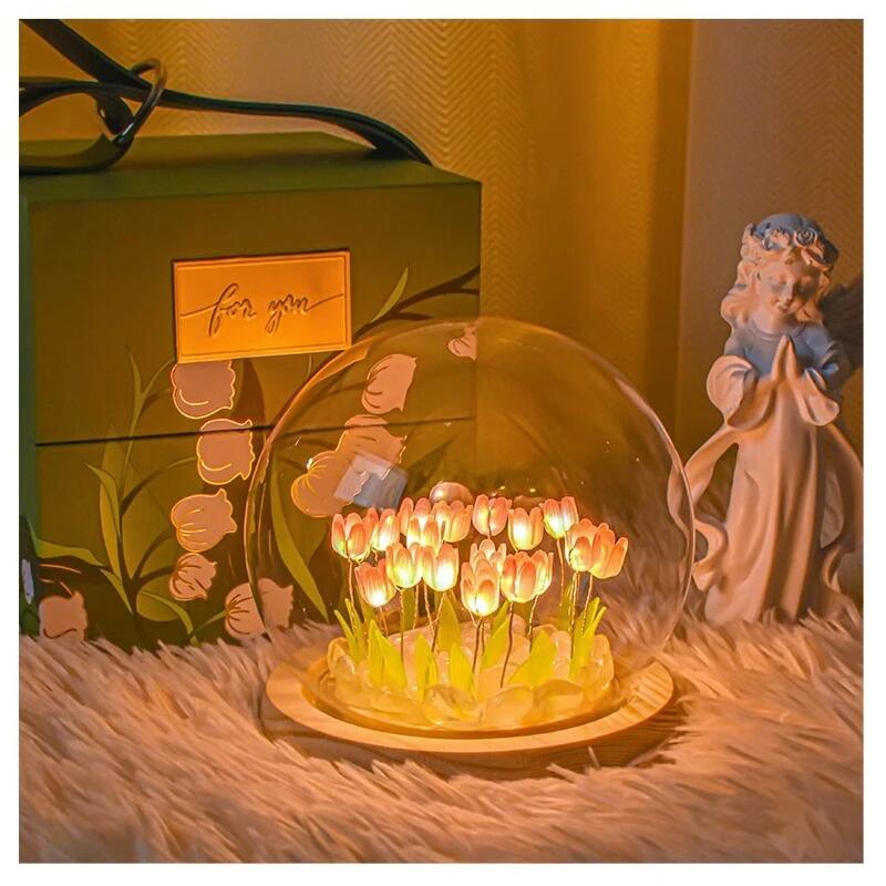 Artificial Tulip Flower Night  - Baby Nursery Light recension och pris