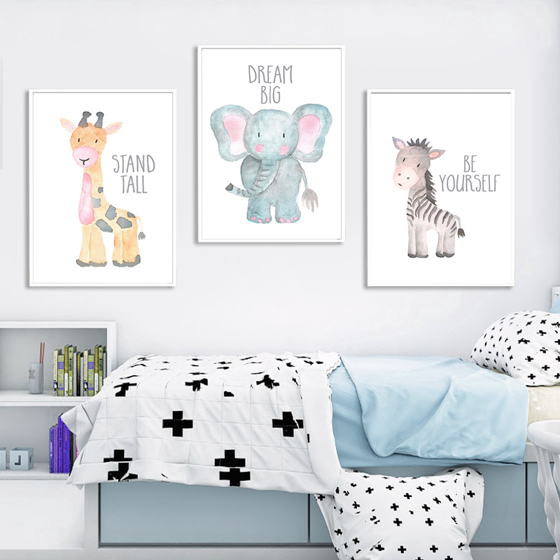 Baby Animal Lion Elephant Gira - Baby Nursery Mirror recension och pris