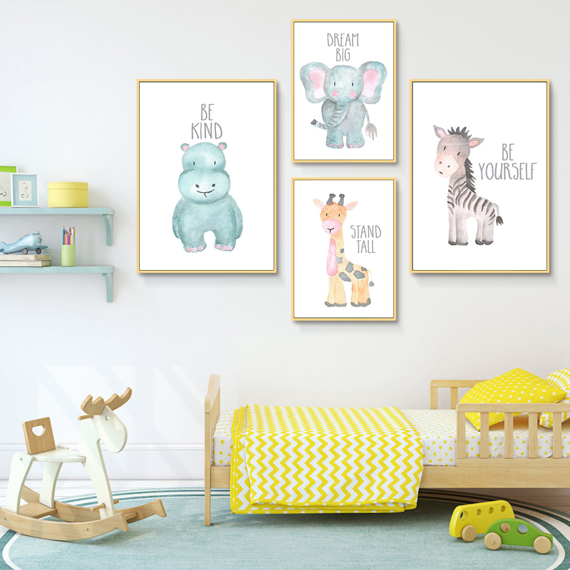 Baby Animal Lion Elephant Gira - Baby Nursery Mirror recension och pris