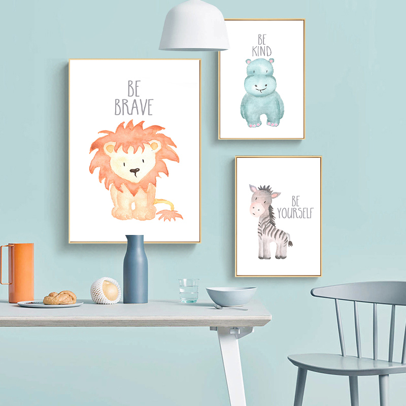 Baby Animal Lion Elephant Gira - Baby Nursery Mirror recension och pris