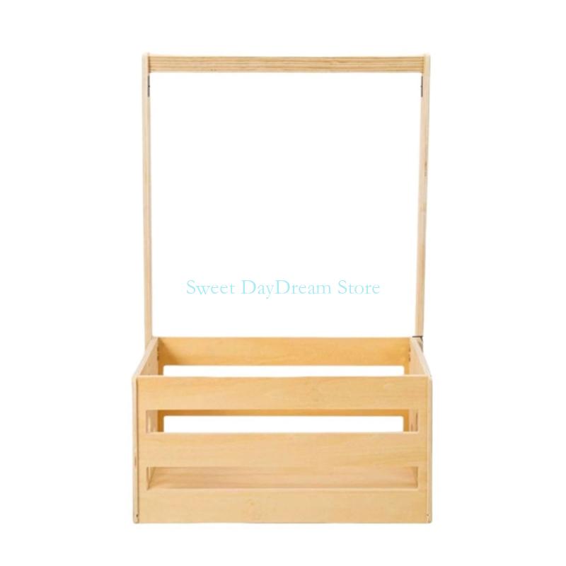 Y88C Wooden Baby Showers Gift  - Baby Nursery Basket recension och pris