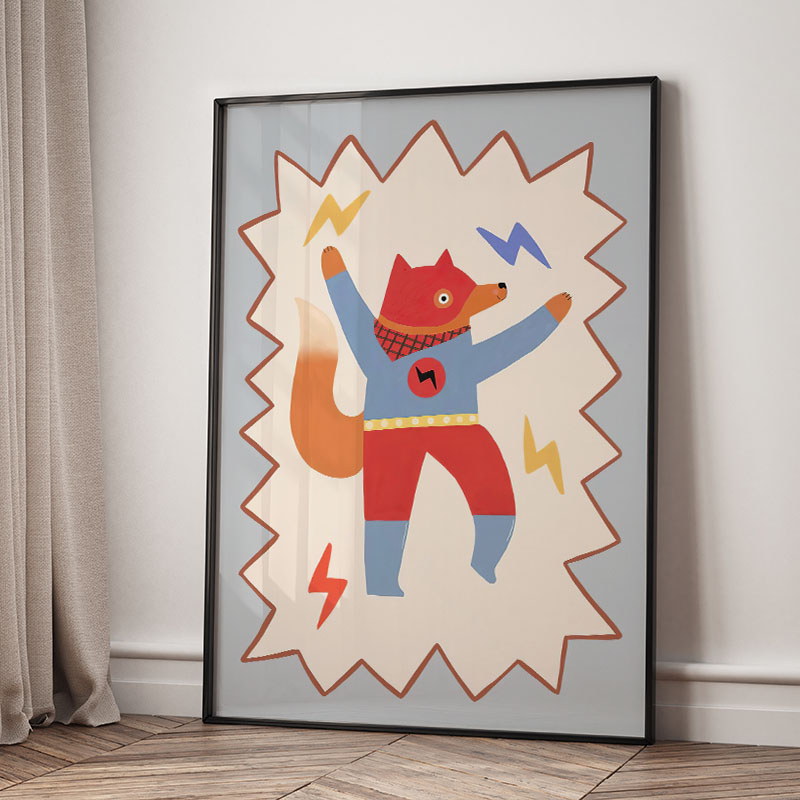 Funny Cartoon Super Cool Kid N - Baby Nursery Ornaments recension och pris