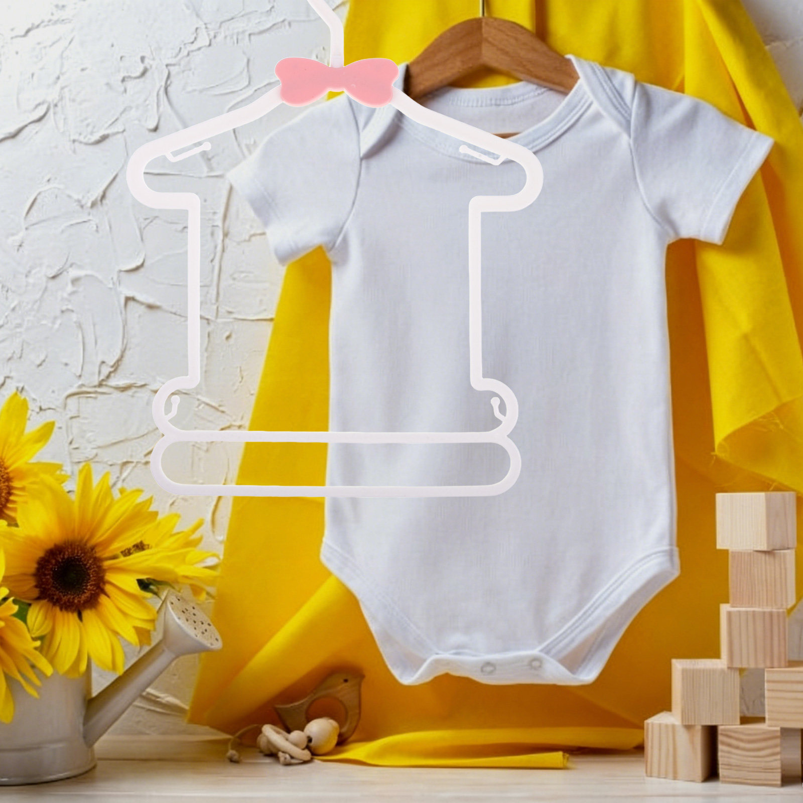 8Pcs Baby Onesie Hangers Non S - Baby Nursery Hooks recension och pris