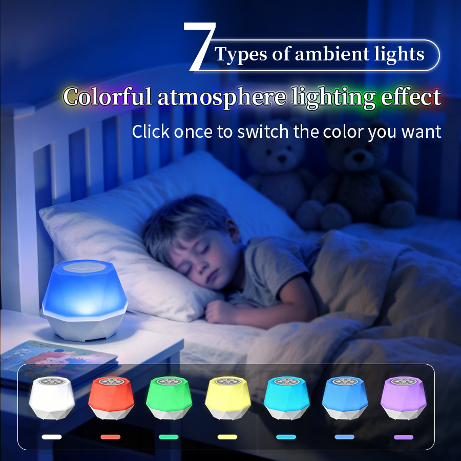 White Noise Function Night Lig - Baby Nursery Light recension och pris