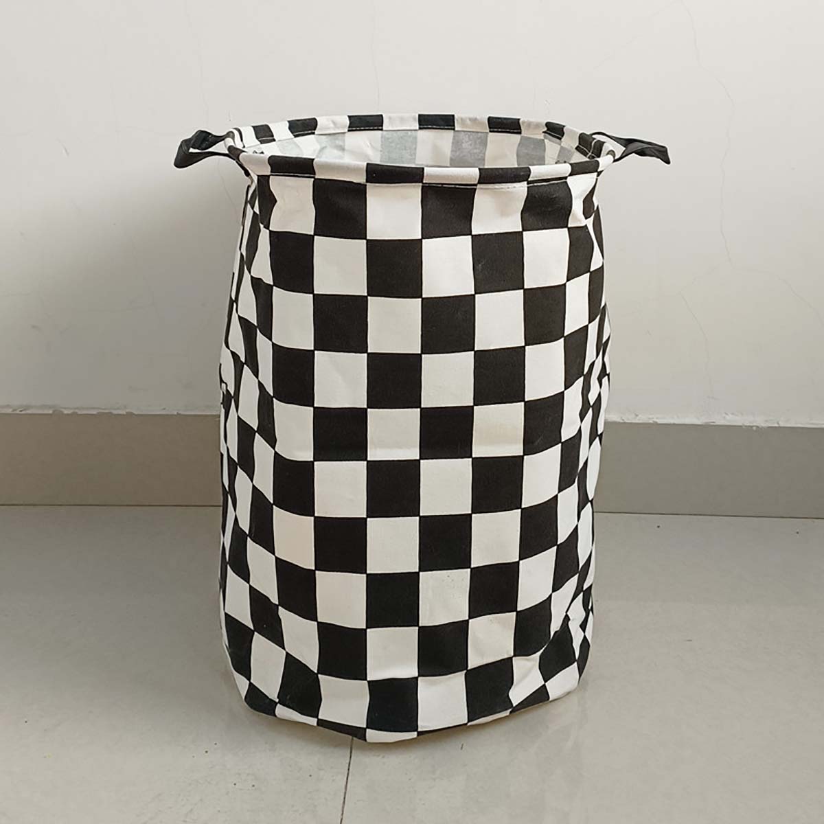 Modern Plaid Canvas Storage Ba - Baby Nursery Basket recension och pris